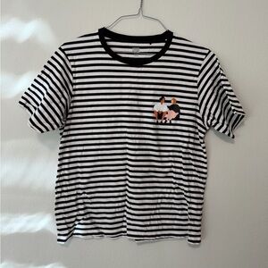 Striped Black and White T-Shirt